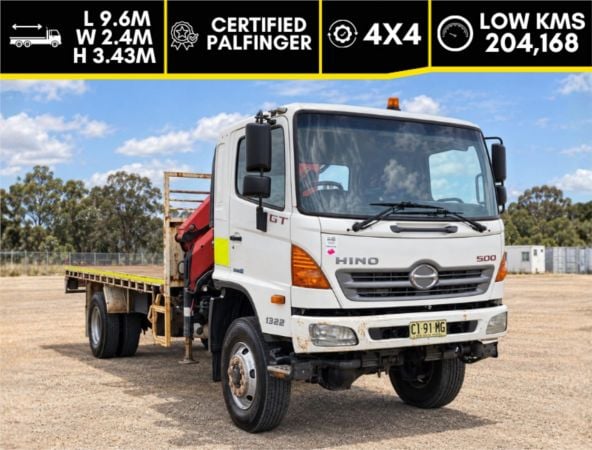 2012 Hino 500 Series Cab Chassis GT1322 image