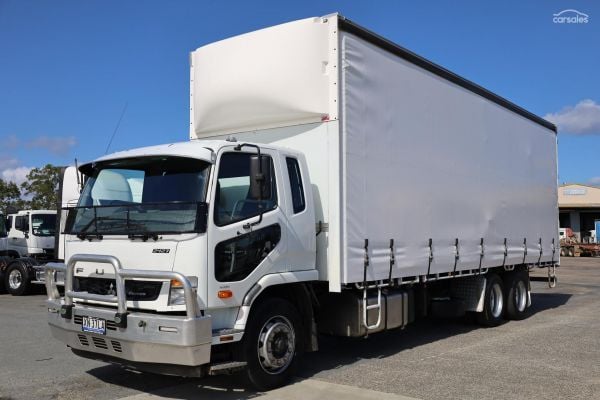 2019 Fuso Fighter 2427 14 Pallet Curtainsider image