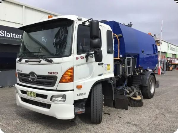2018 Hino (Council Asset) 500 FG 1628 4x2 Sweeper Truck (Dual Control) (Auto) (Council Asset) image