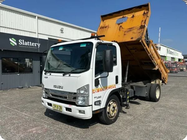 2017 Isuzu NQR 80 190 4x2 Tipper w/Crane (Manual) (Ex Council) image