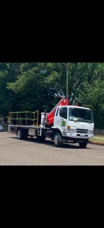 2003 Mitsubishi FIGHTER FM CRANE TRUCK image