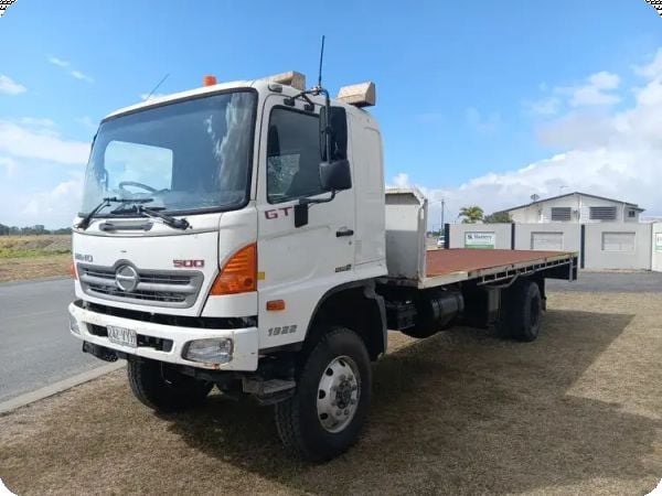 2012 Hino 500 GT 1322 4x4 Tray Truck image