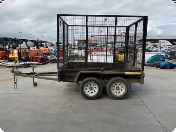 DUAL AXLE CAGED BOX TRAILER 8x6 image