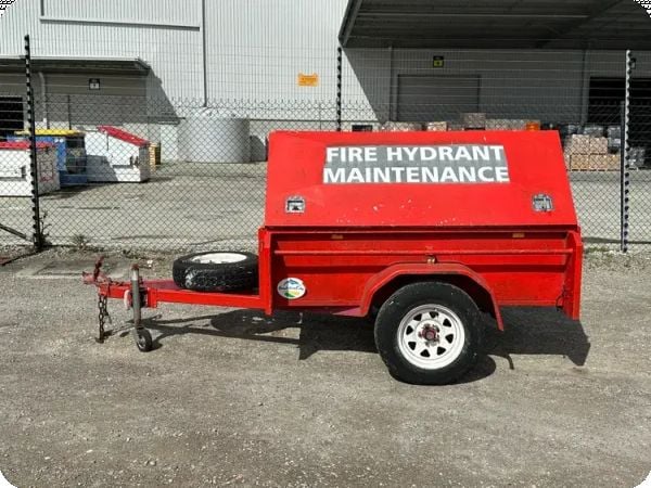 2011 Pakenham Trailers 6x4 Single-Axle Tradie Trailer (Council Asset) image