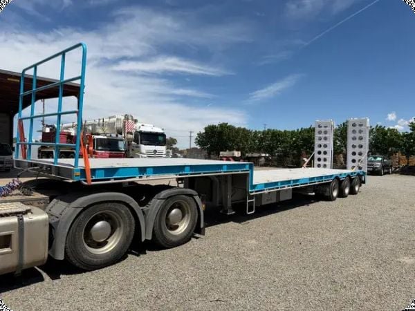 2026 UTA Trailers Drop Deck Trailer W/ Bi Fold Ramps image