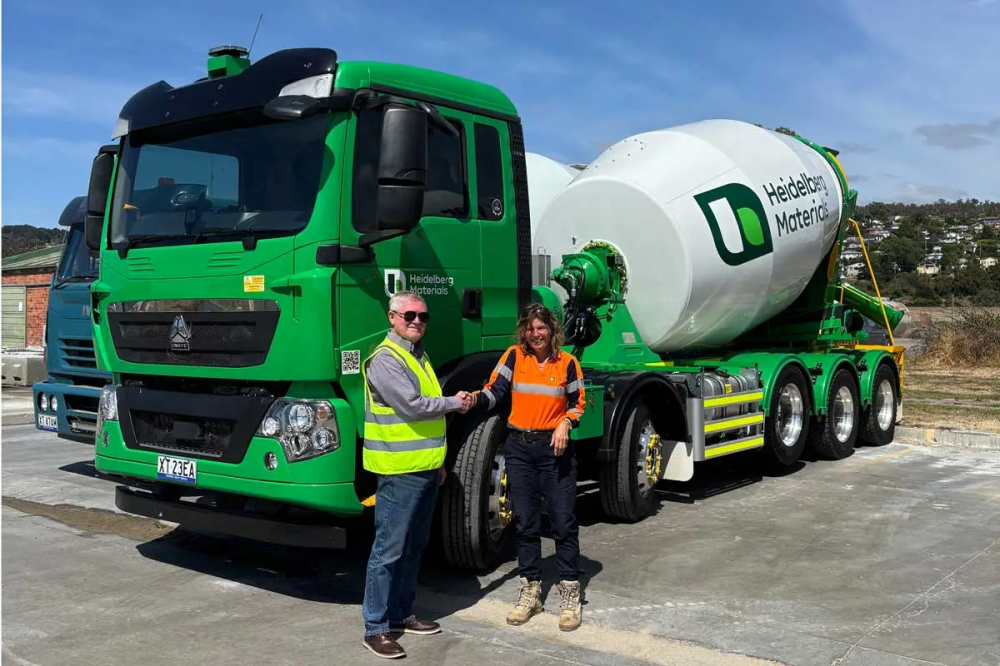 Heidelberg Materials Modernises Tasmania Fleet with SITRAK Agitator Trucks image